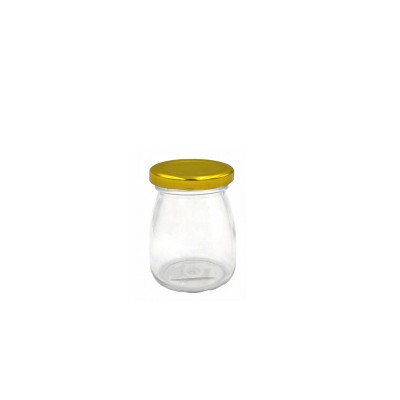 ΒΑΖΑΚΙ ΓΥΑΛΙΝΟ 7.5cm x 5cm ΧΡΥΣΟ ΚΑΠΑΚΙ 100ml 0503312 (1 τεμ.)